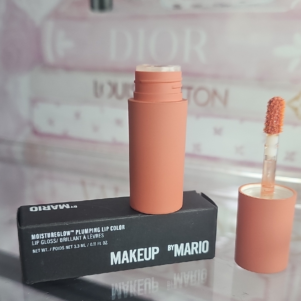 Makeup by Mario MoistureGlow Plumping Lip Color - Baby Coral NIB